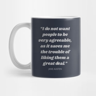 Jane Austen Truth Mug